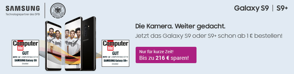 Jetzt das Galaxy S9 bestellen
