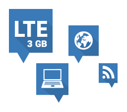 LTE Internet Flat 3 GBSparpreis