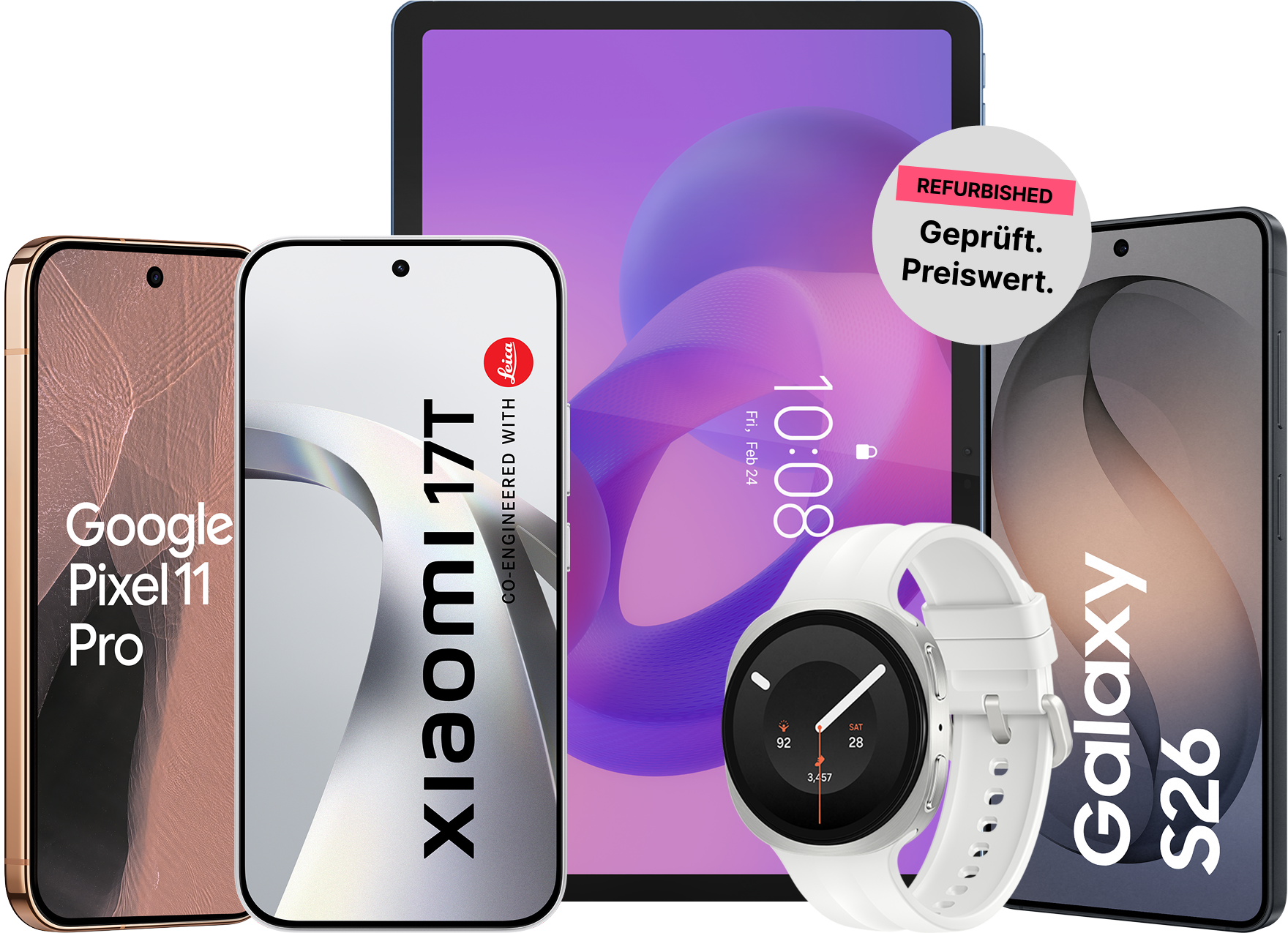 Jetzt eine große Auswahl an refurbished Handys und Tablets günstiger bei simplytel kaufen